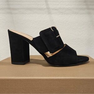 333 Bianca Di Elegant Black Suede Women's Heels EU38